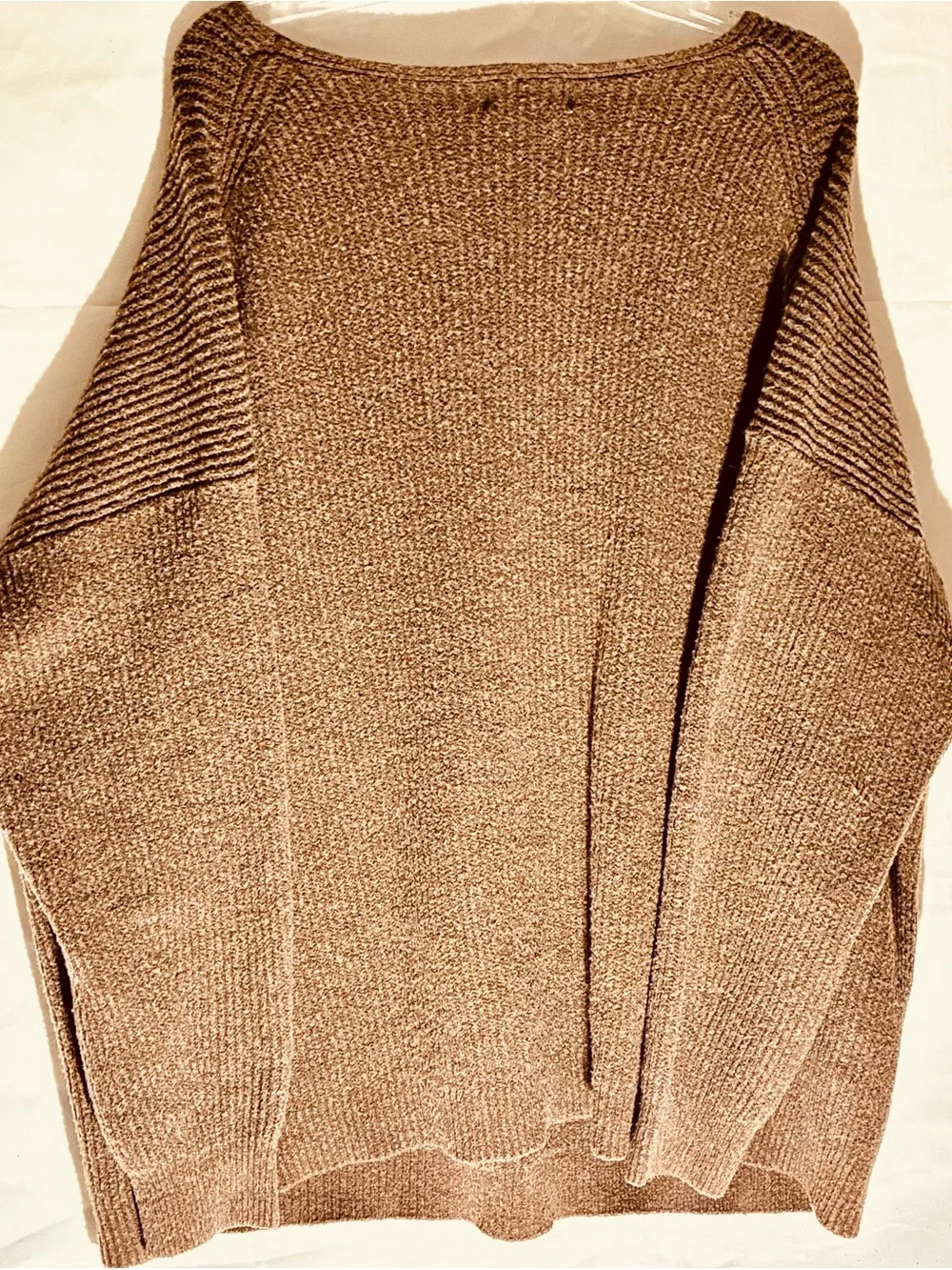 Ava & Viv Chocolate Brown V-Neck Knit Sweater